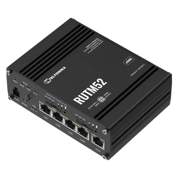 TELTONIKA RUTM52 ipari dual-5G eSIM router WiFi-vel, GPS-szel