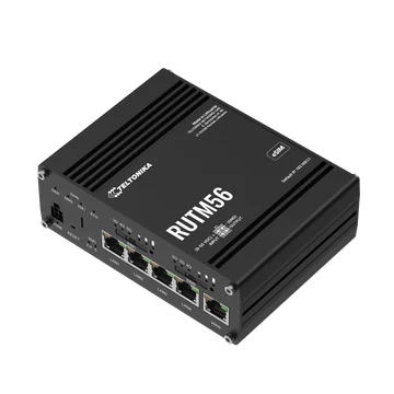 TELTONIKA RUTM56 ipari dual-modem 5G és 4G eSIM router WiFi-vel, GPS-szel