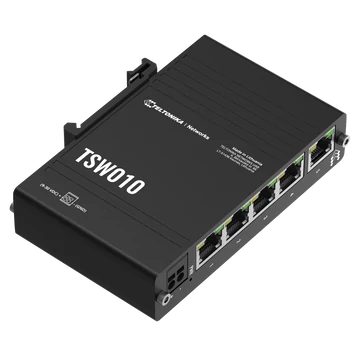 TELTONIKA TSW010 DIN sínes ethernet switch