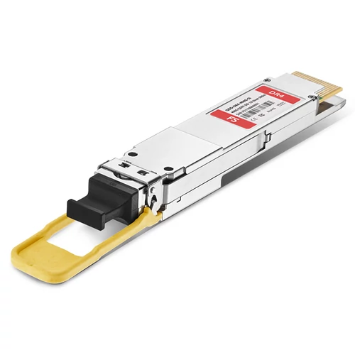 FS Customized QSFP-DD 400GBASE-DR4 PAM4 1310nm 500m DOM MPO-12/APC SMF Optical Transceiver Module, Support 4 x 100G-DR, SiPh-Based