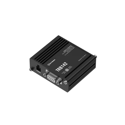 TELTONIKA TRB142 strapabíró, ipari LTE Cat 1 RS232 gateway