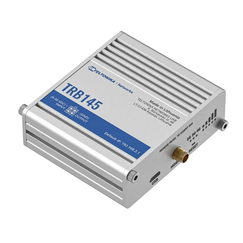 TELTONIKA TRB145 strapabíró, ipari LTE Cat 1 RS485 gateway