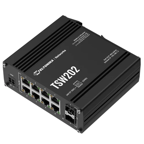 TELTONIKA TSW202 Managed PoE+ PROFINET L3 ethernet switch