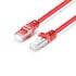 8ft (2.4m) Cat6a 26AWG Snagless Shielded (S/FTP) PVC CM Ethernet Network Patchkábel, piros