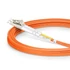 3m (10ft) Fiber Patchkábel, LC UPC to LC UPC, Duplex, 2 Fibers, Multimode (OM2), Riser (OFNR), 2.0mm, Tight-Buffered, narancs