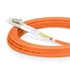 5m (16ft) Fiber Patchkábel, LC UPC to LC UPC, Duplex, 2 Fibers, Multimode (OM2), Riser (OFNR), 2.0mm, Tight-Buffered, narancs