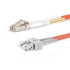 3m (10ft) Fiber Patchkábel, LC UPC to SC UPC, Duplex, 2 Fibers, Multimode (OM2), Riser (OFNR), 2.0mm, Tight-Buffered, narancs